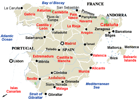 Spain Map